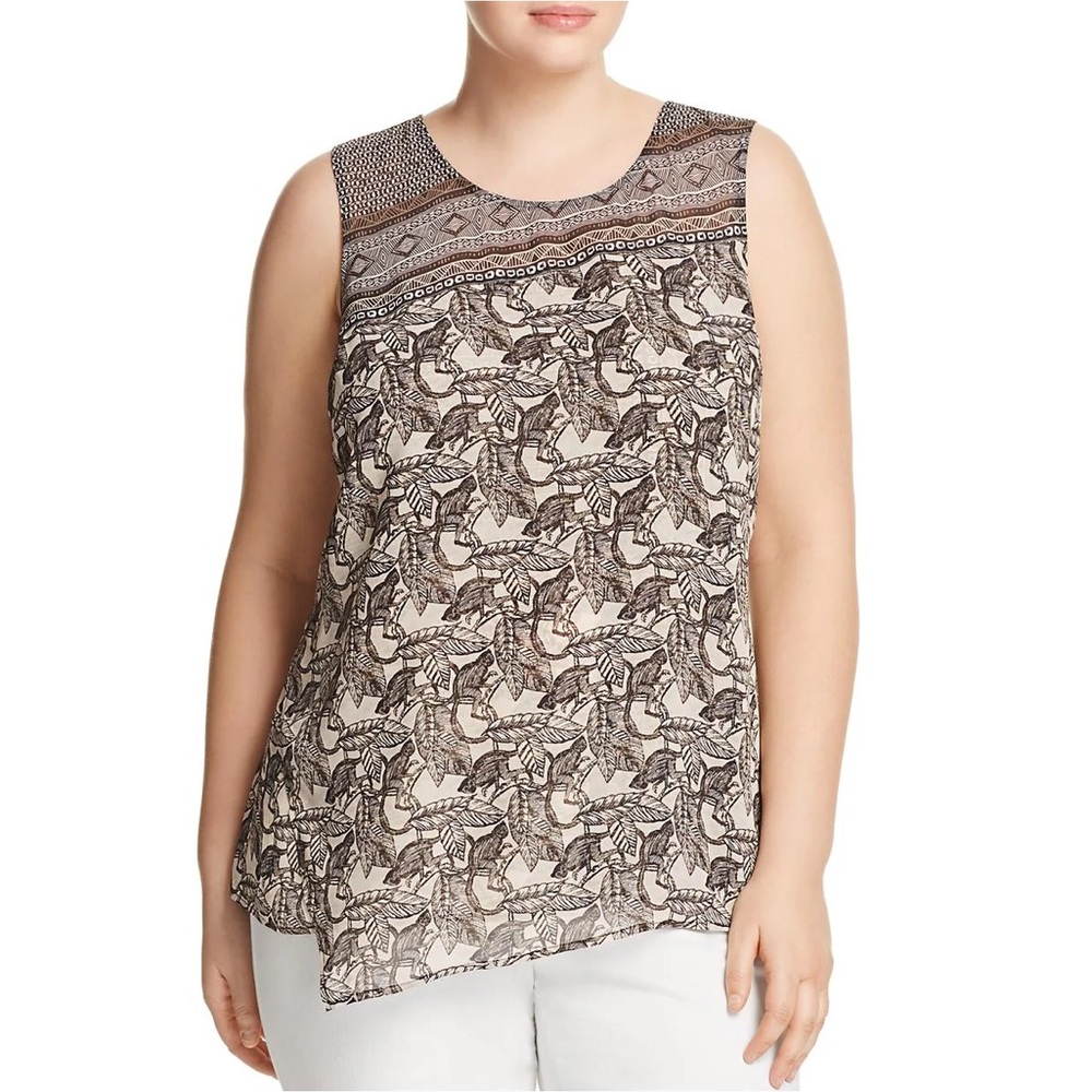 Nic + Zoe Mirrored Monkeys Blouse